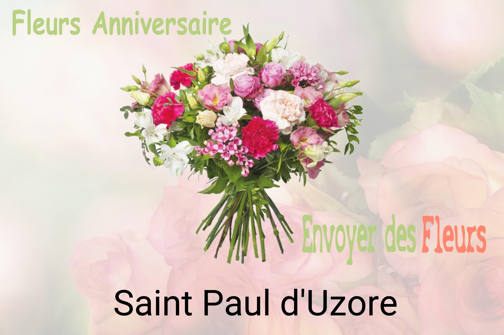 Bouquet de fleurs d’anniversaire livré à Saint-Paul-d'Uzore